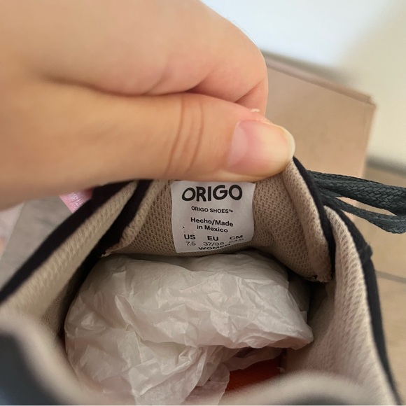 Origo Women’s Black Everyday Sneakers 7.5 Cotton Canvas NWT - Picture 7 of 14